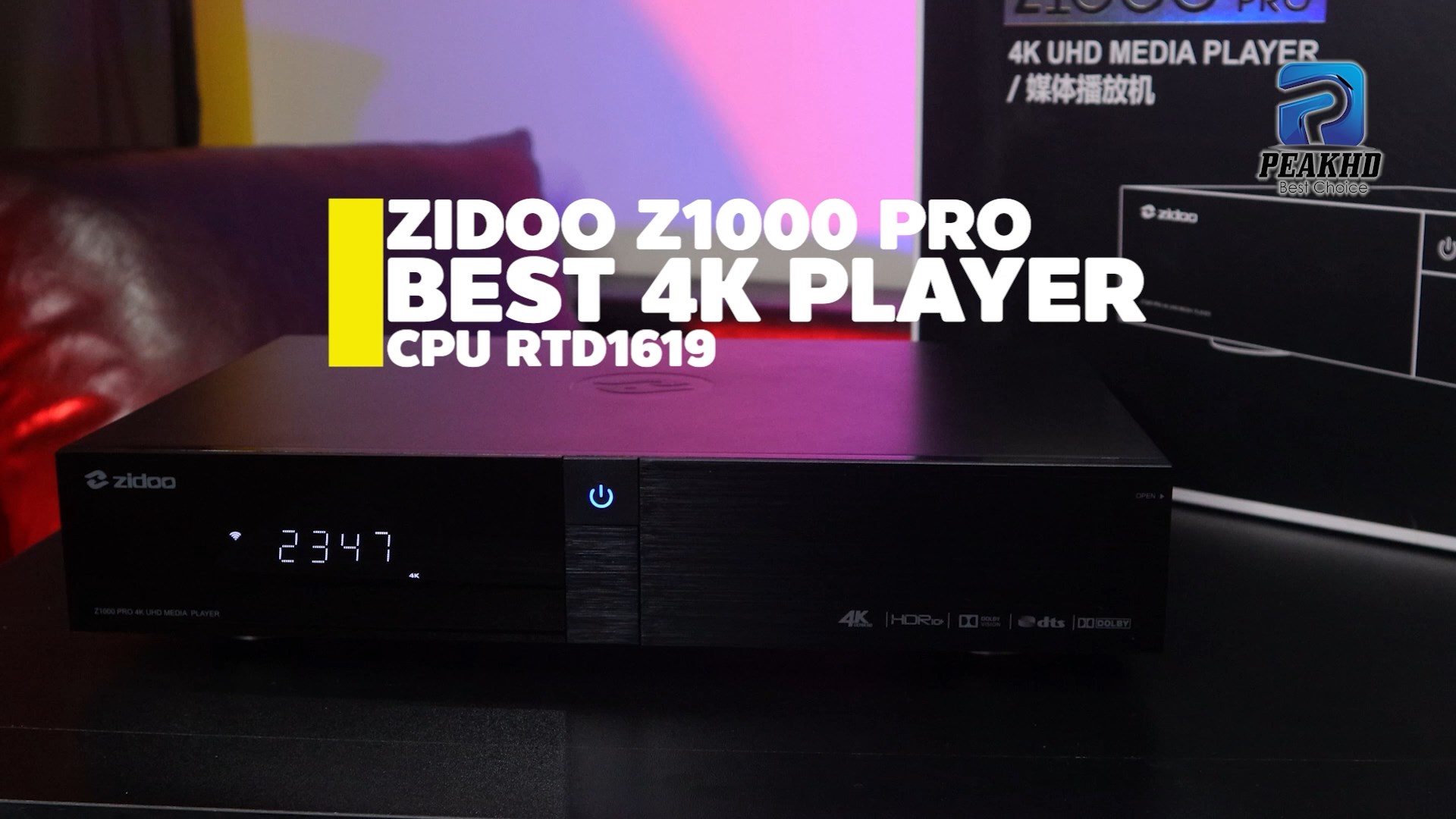 New! ZIDOO Z1000 Pro ปี 2020 Realtek 1619 มาแล้ว! พร้อม Drives Power คุณภาพ HD PLAYER 4K ปี 2020 ล่าสุดจาก Zidoo